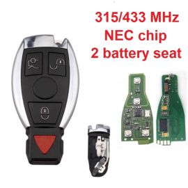3+1 Buttons NEC Smart Key For Mercedes Benz C E S Class (2 Batteries) - With Double Batteries