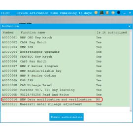 BMW Data modification and verification for CGDI Prog BMW MSV80 Key Programmer