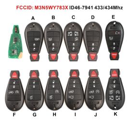 (434MHz) M3N5WY783X Remote Fobik Key for Chrysler / Dodge / Jeep/ VW 2008-2016