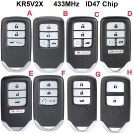 (433Mhz) KR5V2X Smart Key for Honda Pilot CRV Civic City Jazz Grace Odyssey