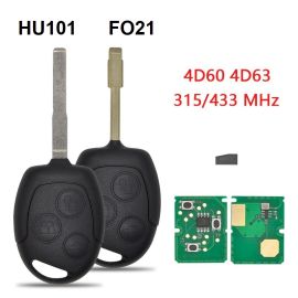 (434/315MHz) 3 Buttons Remote Head Key for Ford