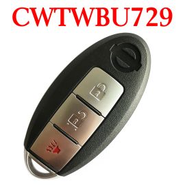 (315Mhz) CWTWBU729 2+1 Buttons Smart Proximity Key for Nissan 2007-2013 Pathfinder Rouge Versa - CWTWBU729 / 624 / 735