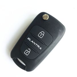 3 Button Remote key shell with LEFT blade for Hyundai ELANTRA 5PCS