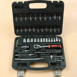 46 in 1 screwdriver Bit Magnetic Driver Kit Sleeve 4~14mm