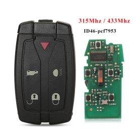 (433MHz / 315MHz) PCF7953 5 Buttons Smart Proximity Key for Land Rover FreeLander