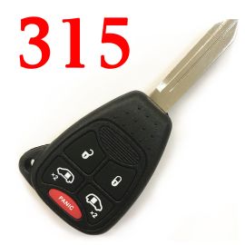 (315MHz) M3N5WY72XX 4+1 Button Remote Key for Dodge Chrysler