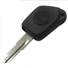 1 Button Key Remote Car Case Shell Fob For Peugeot 106 205 206 306 405 406 - Pack of 5