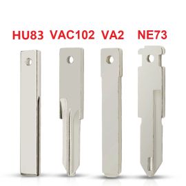 For Renault Nissan Peugeot Citroen Remote Fob Key Blank VAC102 VA2 HU83 NE73 Uncut Key Blade 5pcs/lot