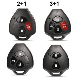 2/3/4 Button Key Shell For Toyota Corolla Camry Avensis Reiz RAV4 Crown Avalon Venza Matrix Yaris