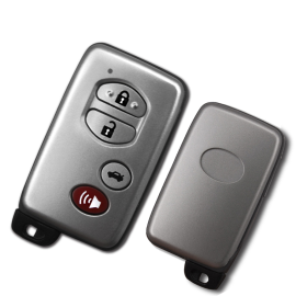 (Board Number 0140) ID71-WD02 314.3MHz Sliver 3+1 Buttons With Panic Smart Key Keyless Go / Entry For Toyota