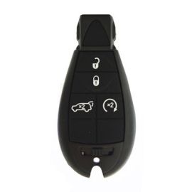 4 Buttons Remote Shell without Panic for Jeep Chrysler Dodge Fobik - Pack of 5