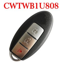 (315MHz) CWTWB1U808 2+1 Buttons Smart Proximity Key for Nissan Cube Juke Leaf Quest Versa Note 2011-2018