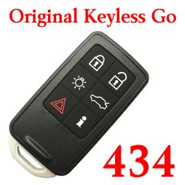 Original 434 MHz 5+1 Buttons Smart Proximity Key for Volvo S60 V60 XC60 S80 - Keyless Go