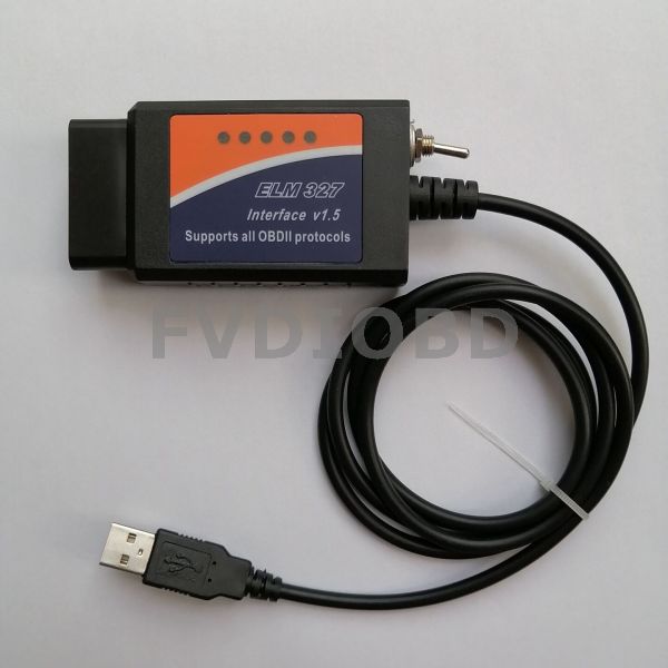 ELM327 USB V1.5 Modified ELMconfig CH340+25K80 Chip For HS-CAN / MS-CAN  Forscan
