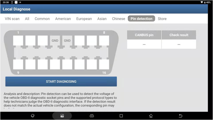 x431 pad vii Auto-detects the communications protocol