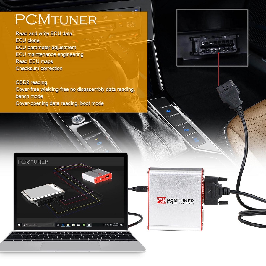 V1.21 PCMtuner ECU Programmer with 67 Modules