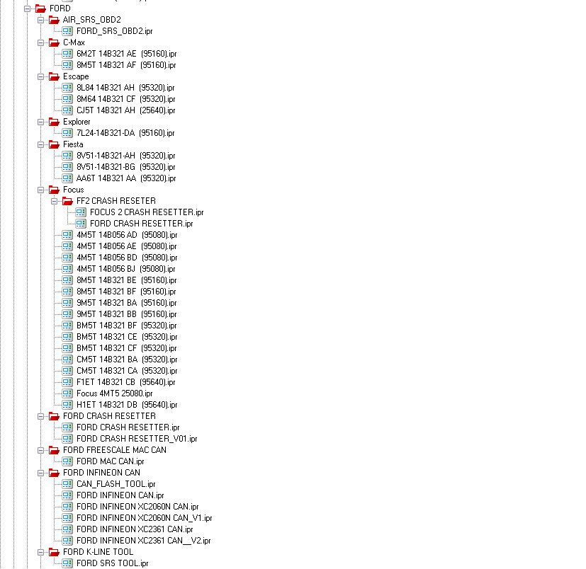 iprog airbag list 1