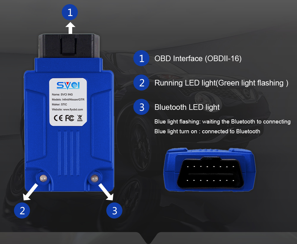 SVCI ING infiniti/Nissan/GTR Professional Diagnostic Tool