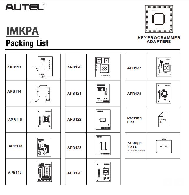 Autel IMKPA Key Programming Accessories Kit 