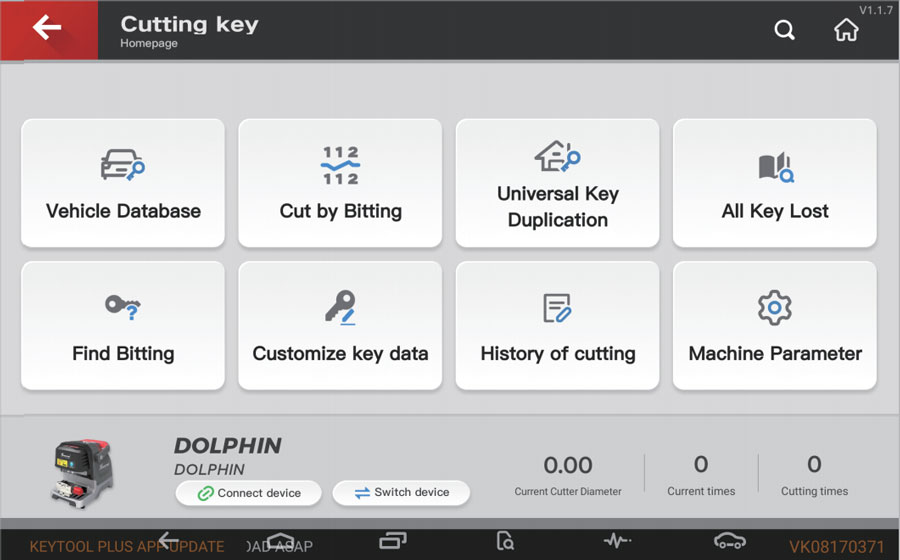 KEY TOOL PLUS KEY CUTTING